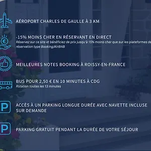 Bed and breakfast Chambres, Roissy-en-France